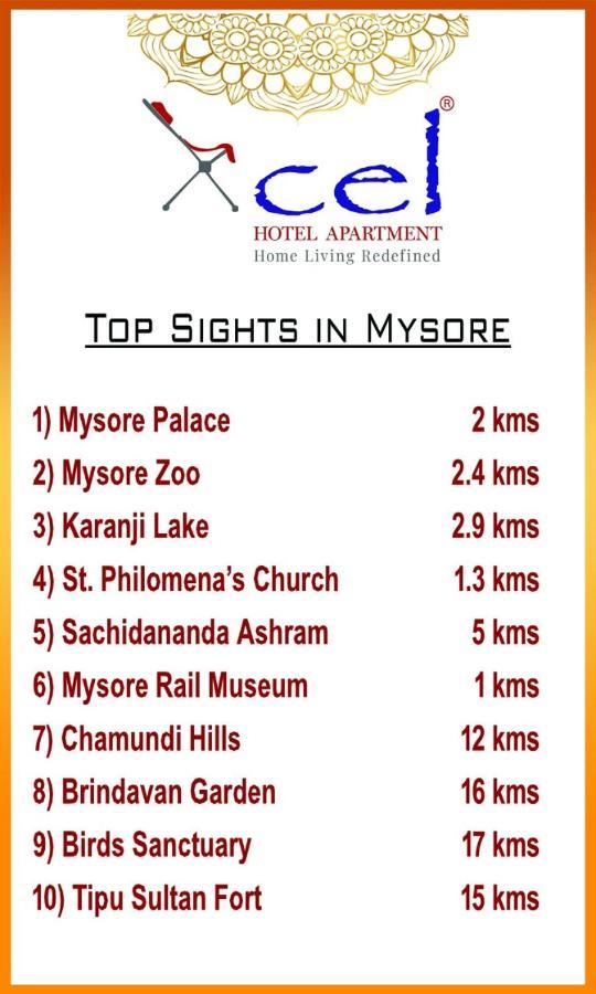 Xcel Luxury Hotel Apartments-Home Living Redefined Mysore Εξωτερικό φωτογραφία